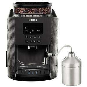 Krups EA816B70 Essential, 1450W, 15 bar, 1.7L, LCD Kijelzős, Félautomata, Fekete eszpresszó kávéfőző gép kép