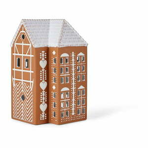 Agyagkerámia gyertyatartó teamécseshez Gingerbread Lighthouse – Kähler Design kép