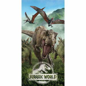 Pamut gyerek fürdőlepedő 70x140 cm Jurassic Park – Jerry Fabrics kép