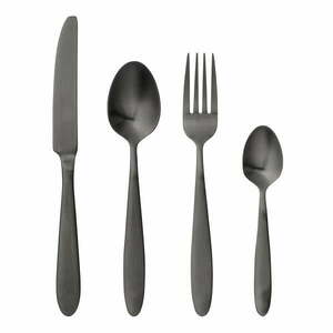 Cutlery Eleganza 4 db-os fekete evőeszköz készlet - Bloomingville kép