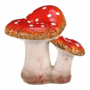 Toadstool piros pár mérete. M, kerámia, 12 x 15 x15 cm kép