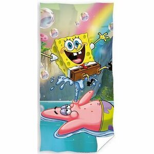 Spongya Bob vízesés gyerek törölköző, 70 x 140 cm kép