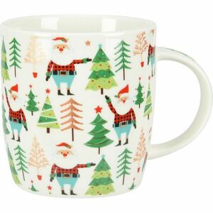 Porcelán bögre karácsonyi díszítéssel, 370 ml kép