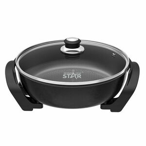 WinningStar - Tapadásmentes asztali serpenyő - 1500 W - fekete kép