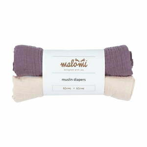 Muszlin pelenka készlet 2 db-os Muslin – Malomi Kids kép