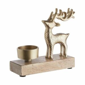 OH MY DEER mécsestartó arany szarvas 13cm kép