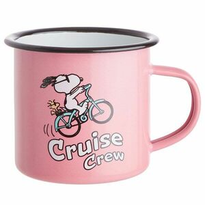 PEANUTS zománcozott bögre, rózsaszín 'Cruise Crew' 380ml kép