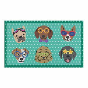 Lábtörlő 40x70 cm Dogs on Polka Dots – Artsy Doormats kép