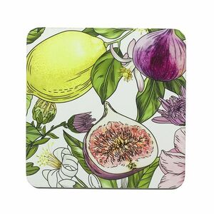 Altom Lemon parafa poháralátét, 10 x 10 cm, 4 db-o szett kép