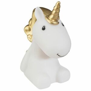 LED-es éjszakai fény, unikornis, fehér-arany - LICORNE - Butopêa kép