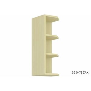 AVIGNON 30 G-72 ZAK felső konyhapolc, 30x71, 5x30, tölgy ferrara/legno sötét kép