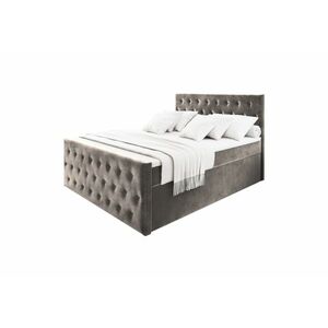 FENDI kárpitozott boxspring ágy, 160x200, casablanca 14 kép