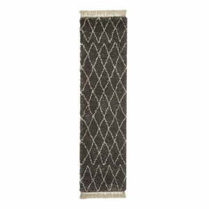 Sötétszürke futószőnyeg 60x230 cm Boho – Think Rugs kép