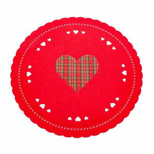 Textil tányéralátét ø 30 cm Christmas Heart – Casa Selección kép