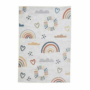 Krémszínű gyerek szőnyeg 80x150 cm Vida Kids Rainbow – Think Rugs kép