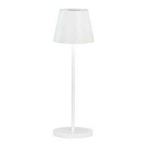 Fehér LED dimmelhető asztali lámpa fém búrával (magasság 34 cm) Cosenza 2.0 – Fischer & Honsel kép