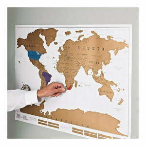 Kaparós térkép 88x52 cm World Scratch Map – Ambiance kép