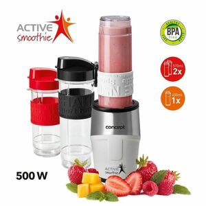 Concept SM3380 Smoothie maker Active Smoothie, 500 W fehér 2 x 570 ml + 400 ml kép