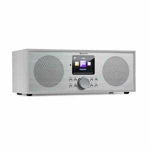 Auna Silver Star Stereo, internet DAB+/FM rádió, WiFi, BT, DAB+/FM, fehér kép