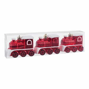 Karácsonyfadísz készlet 3 db-os 6 cm Train – Casa Selección kép