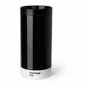 Fekete termobögre 430 ml Black 419 – Pantone kép