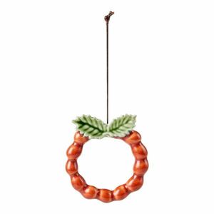 Porcelán karácsonyfadísz Wreath – Kähler Design kép