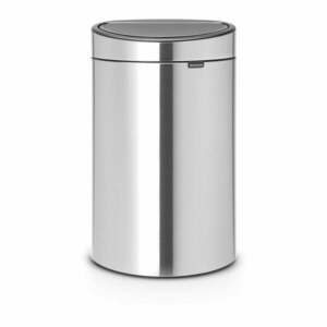 Matt ezüstszínű acél szelektív-érintésre nyíló szemetes 33 l Touch Bin Recycle – Brabantia kép