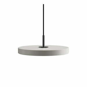 Világosszürke LED függőlámpa fém búrával ø 31 cm Asteria Mini – UMAGE kép