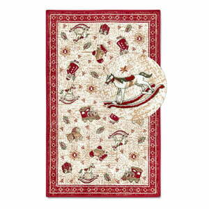 Piros pamutkeverék szőnyeg karácsonyi mintával 50x80 cm Toy's Delight Red Christmas – Villeroy&Boch kép