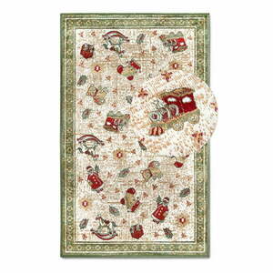 Zöld pamutkeverék szőnyeg karácsonyi mintával 50x80 cm Toy's Delight Green Christmas – Villeroy&Boch kép