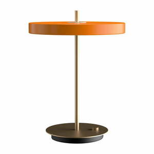 Narancssárga LED dimmelhető asztali lámpa fém búrával (magasság 41, 5 cm) Asteria Table – UMAGE kép