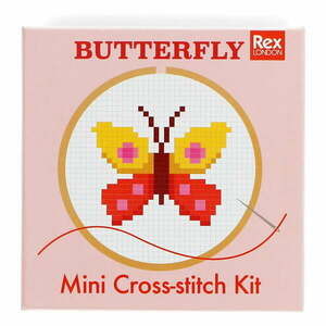 Kreatív készlet Cross-stitch Kit Butterfly – Rex London kép