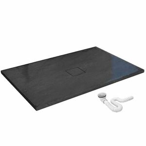 Téglalap alakú zuhanytálca Stone Rea K9603 black 90x120 kép