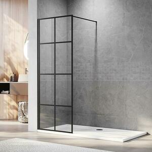 Zuhanyfal Walk-In Metro 50x195 black kép