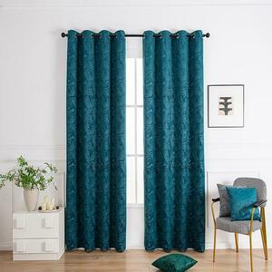 Sötétítő karikán Velvet PB2327/240G/M2/15 140x250 cm tengerkék kép