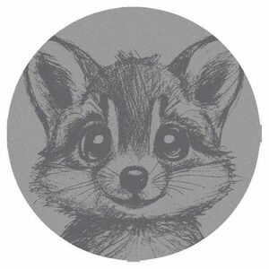 Szőnyeg FD Soft Racoon 0, 8/0, 8 kör hamu kép