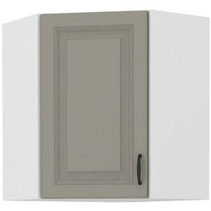 Konyhaszekrény STILO CLAYGREY/fehér 60X60 GN-72 2F (45°) kép