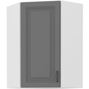 Konyhaszekrény STILO DUSTGREY/fehér 60X60 GN-90 1F (45°) kép