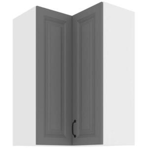 Konyhaszekrény STILO DUSTGREY/fehér 60X60 GN-90 2F (90°) kép