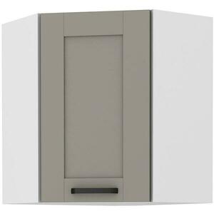 Konyhaszekrény LUNA CLAYGREY/fehér 60X60 GN-72 2F (45°) kép