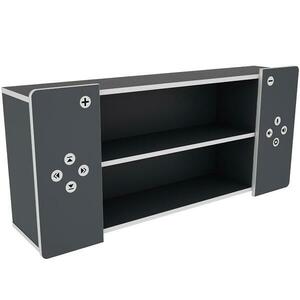 Falipolc Matrix Shelf II grafit/fehér kép