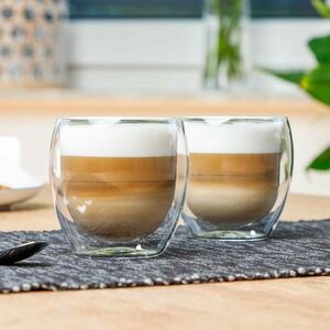 2 db duplafalú Cappuccino pohár, 250 ml kép