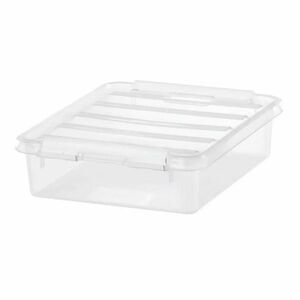 SmartStore Classic tárolódoboz fehér klipszekkel, 1 l, 1 l kép