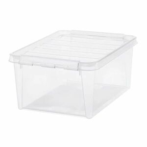 SmartStore Classic tárolódoboz fehér klipszekkel, 14 l, 14 l kép