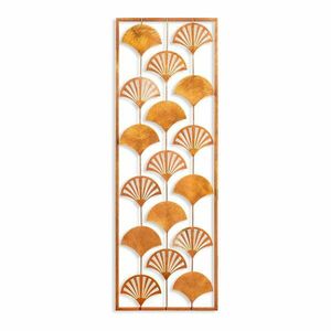 Fém fali dekoráció 32x90 cm Gingko – Wallity kép