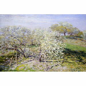 Claude Monet - Spring kép másolat, 90 x 60 cm kép