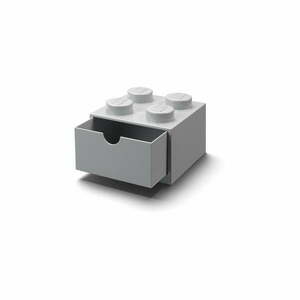 Brick szürke fiókos doboz, 15, 8 x 11, 3 cm - LEGO® kép