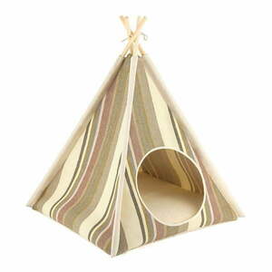 Bézs teepee sátor kisállatoknak 63x63 cm Cozy Cove Seacost – P.L.A.Y. kép