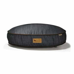 Sötétkék fekhely kutyáknak 65, 5x70 cm Round Bed Denim Medieval Blue / Dark Chocolate S – P.L.A.Y. kép