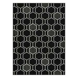 Szőnyeg WINK HEXAGON szín fekete 160x230 Hakano kép